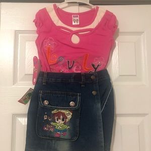 Stylish Girl Skort Set Size 5